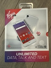 Brand New Virgin Mobile Prepaid LG Tribute 2 8GB Smartphone Locked