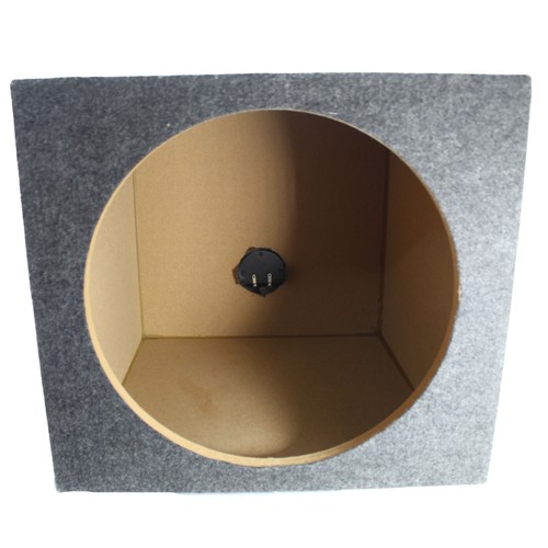 15" Versiegelte Teppich Einzel Subwoofer Box Hergestellt mit Schwerlast MDF Audiopipe - Bild 3 von 4