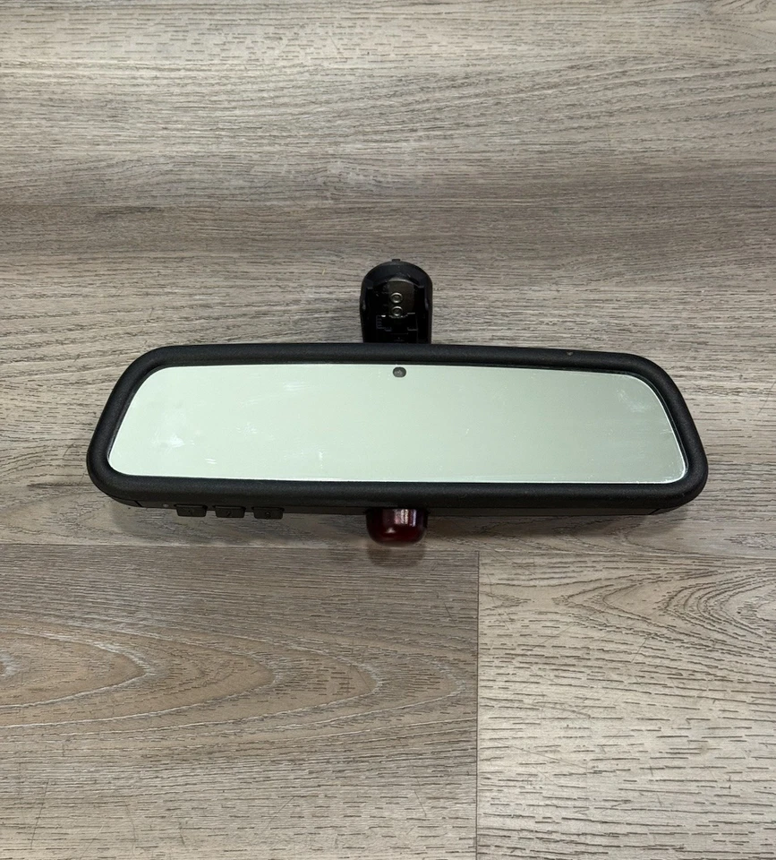 01-06 BMW E46 330ci CONVERT AUTO DIM INTERIOR REAR VIEW MIRROR W HOMELINK OEM - Image 2 of 4