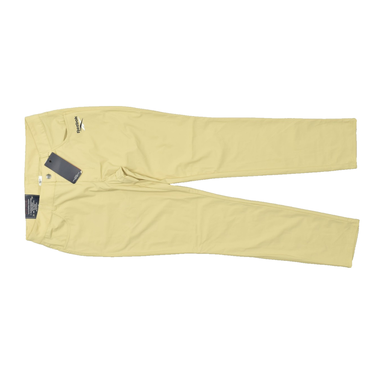 Reebok Golf Favorite 5 Pocket Pants Relaxed Fit Simple Beige Size 30x32 NWT