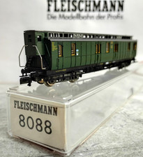 Spur N, FLEISCHMANN 8088, Bahnpostwagen Post 4-b/17, DRG, Epoche II, top, OVP