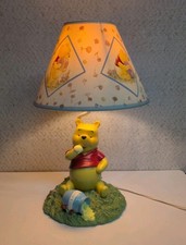 Vtg. Winnie the Pooh Lamp Spilled Hunny Original Shade YT-L07 Home Interior