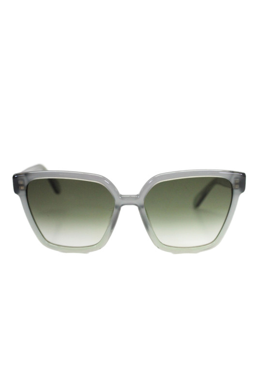 Krewe Womens Gray Green Plastic Soniat Squared Glasses