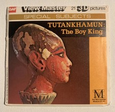 View-Master TUTANKHAMUN: The Boy King - J75 - 3 Reel Set Booklet