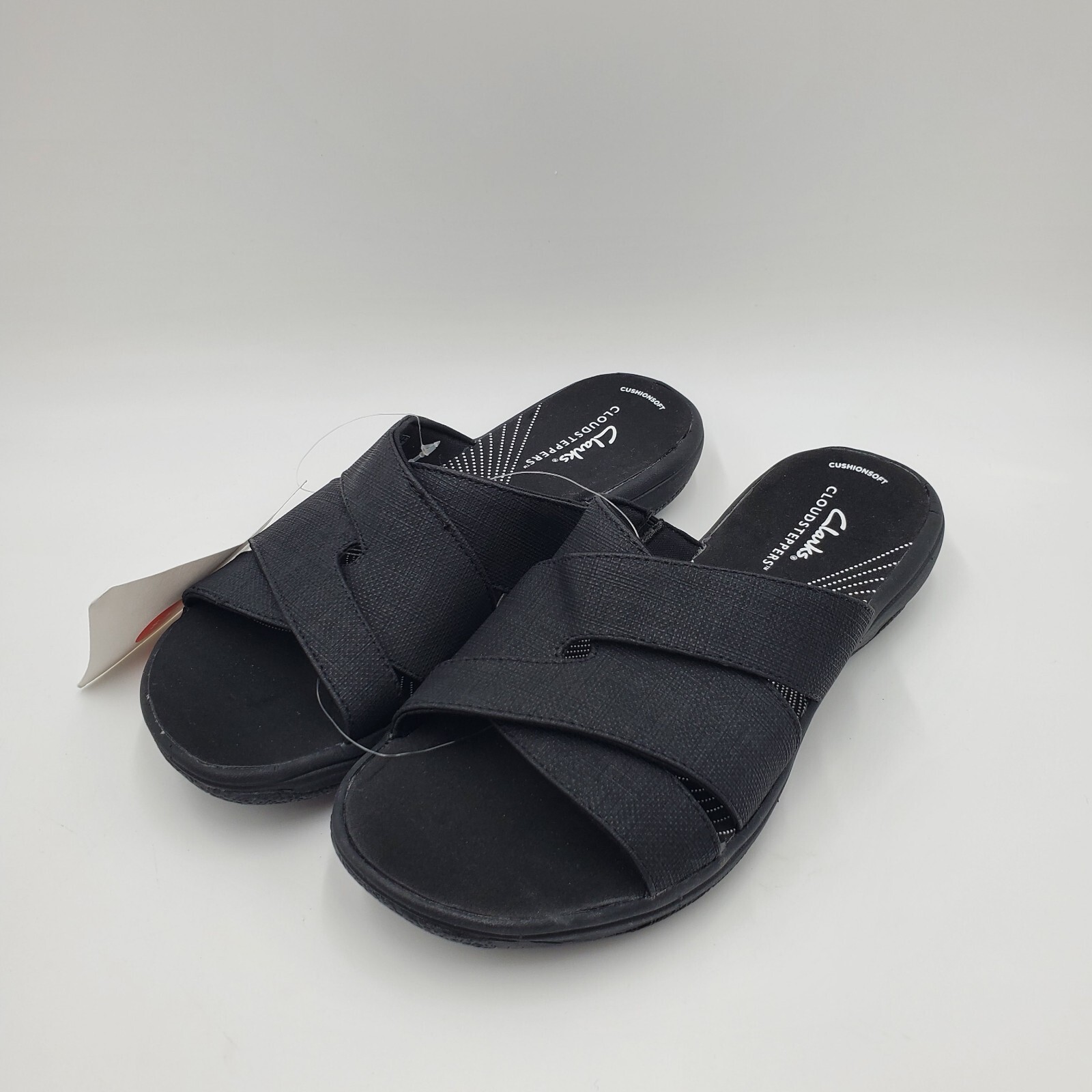 clarks womens cloudsteppers breeze grove slide sandals