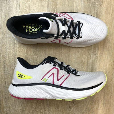 NEW BALANCE FRESH FOAM X EVOZ V3 White KNIT Running Shoes Womens 10 Mens  8.5 NEW | eBay