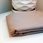 Ultra Soft Bed Fitted Sheet 100% Cotton Satin Deep 25cm Brown Ligh Single Double