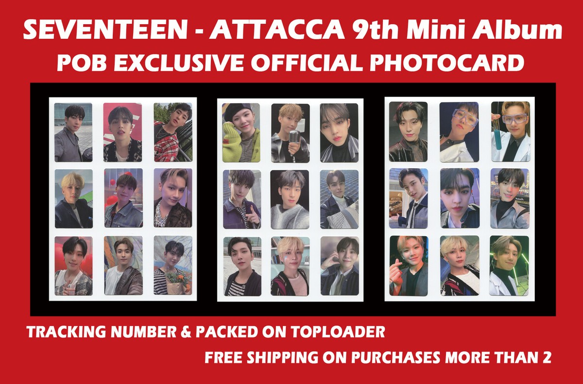 SEVENTEEN - ATTACCA 9thMini Album POB EXCLUSIVE OFFICIAL PHOTOCARD