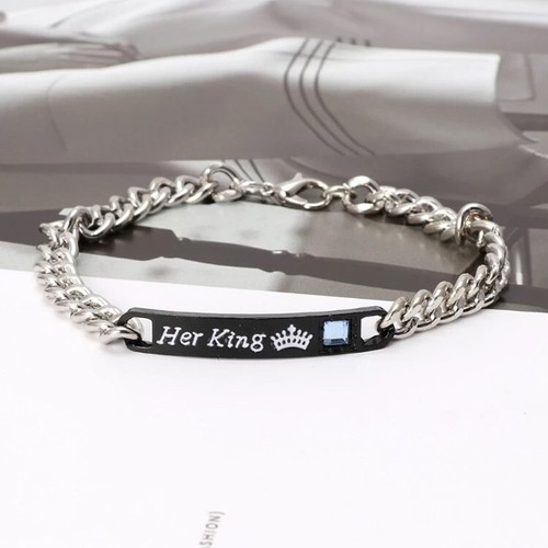 ONEFINITY Bracciali Puzzle In Argento 925 Per Coppie - Regalo Per Fidanzati, Lui E Lei, Con Panno Lucidante