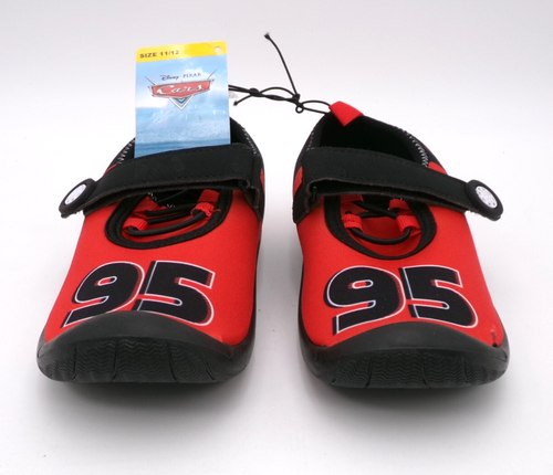 Disney Pixar Cars Zapatos de Agua Niño Pequeño Talla 11/12 Lightning McQueen Rojo Negro