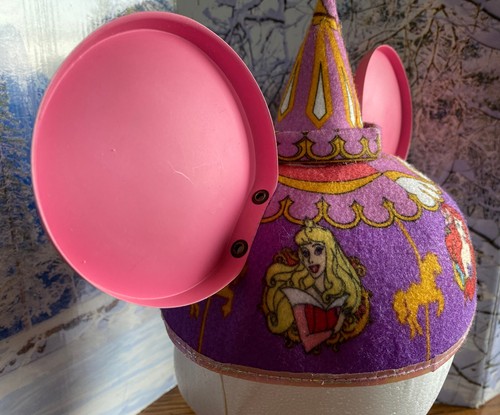 Disney Princess Mickey Minnie EARS Hat Carousel Tiana Ariel Snow White Halloween - Picture 8 of 11