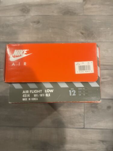 VINTAGE ORIGINAL NIKE AIR FLIGHT LOW 4514 SHOE BOX SIZE 12 NO SNEAKERS EMPTY BOX - 第 1/6 張圖片