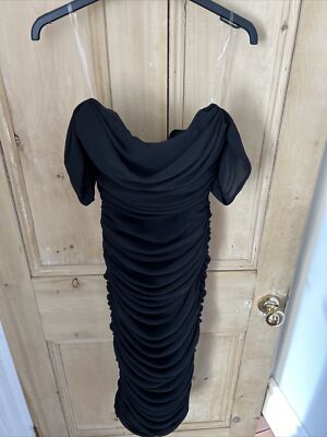 House Of CB Black Carlotta Dress New With All Tags And Box XS
