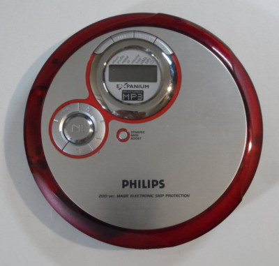 Philips Expanium Portable RED CD Player (EXP3369/17) NOT WORKING