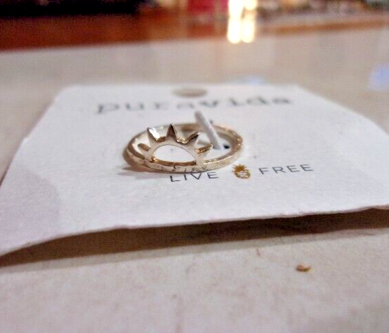 Pura Vida Jewelry Sterling Silver Sunset Ring- New- Size