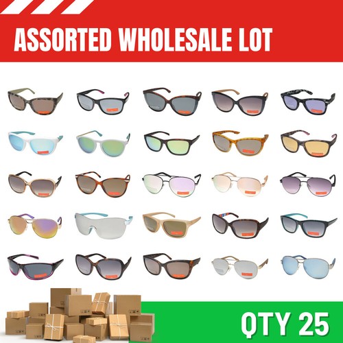 WHOLESALE ASSORTED LOT 25 ADRIENNE VITTADINI SUNGLASSES shades optical store - 第 1/10 張圖片