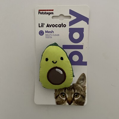 Petstages Green Avocado Cat Toy Mesh