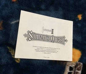 Nintendo NES Video Game Instruction Manual Lot of 2!Castlevania II Bubble Bobble