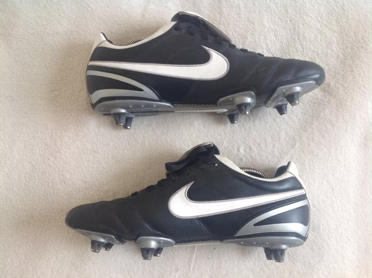 NIKE TIEMPO II SG UK 10 EUR 45 US 11 BLACK WHITE VINTAGE PREMIER LEGEND ELITE FG