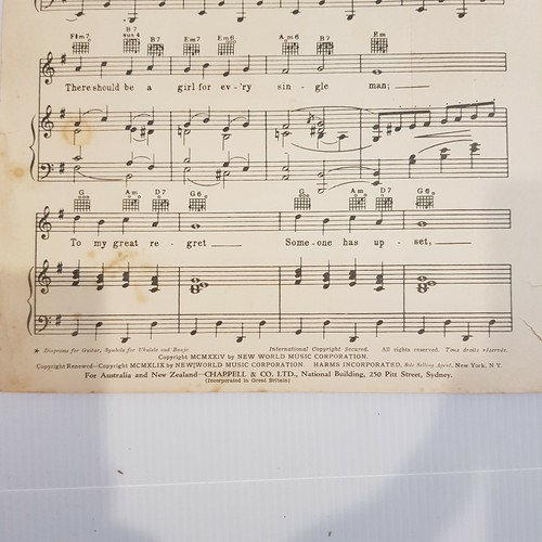 Somebody Loves Me George Gershwin - MCMXXIV sheet music antique - Picture 3 of 3