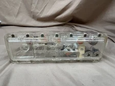 Tidee Maid Deluxe Plastic Thread Box w/7 Spools 1950's Vtg Sewing Box