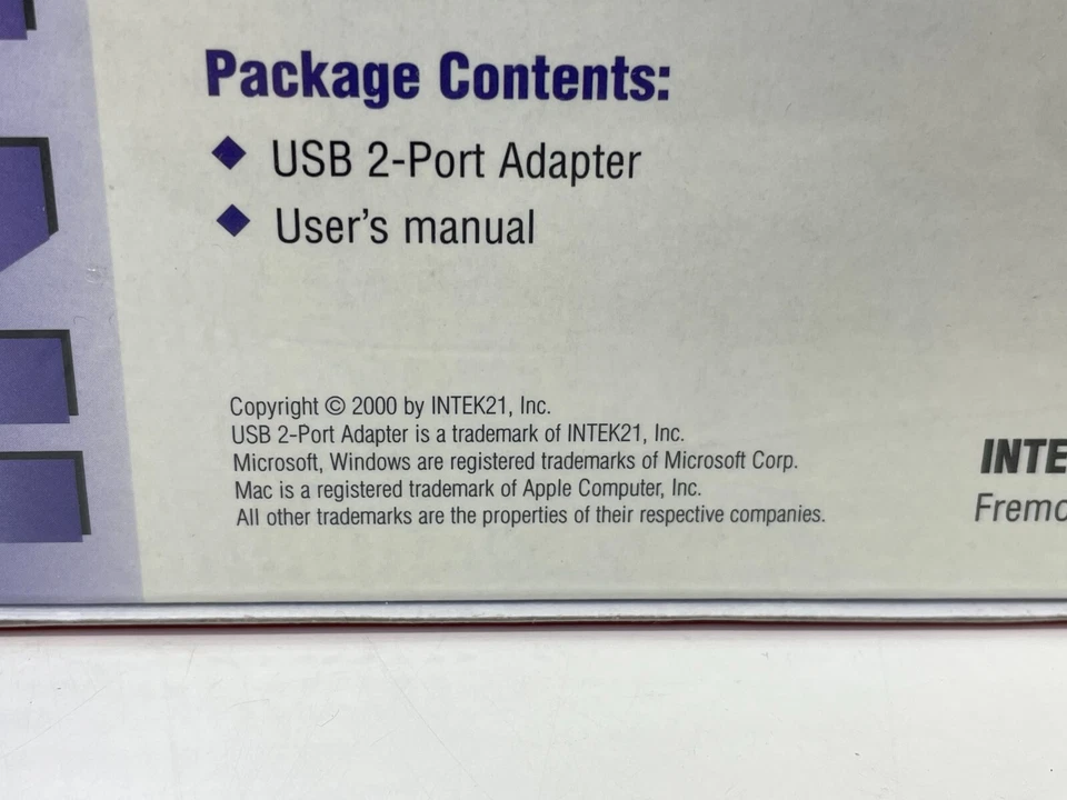 Intek21 2-Port USB PCI Adapter Model TK9906 NEW, SEALED, OLD STOCK - Image 4 of 4