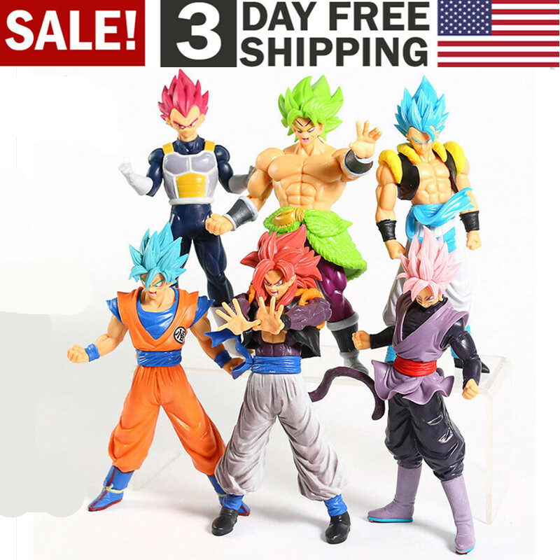 ドラゴンボール DRAGONBALL COLLECTION 　6体セット 6PCS Dragon Ball Z Figures Set Saiyan Goku Son for Kid Boys Xmas