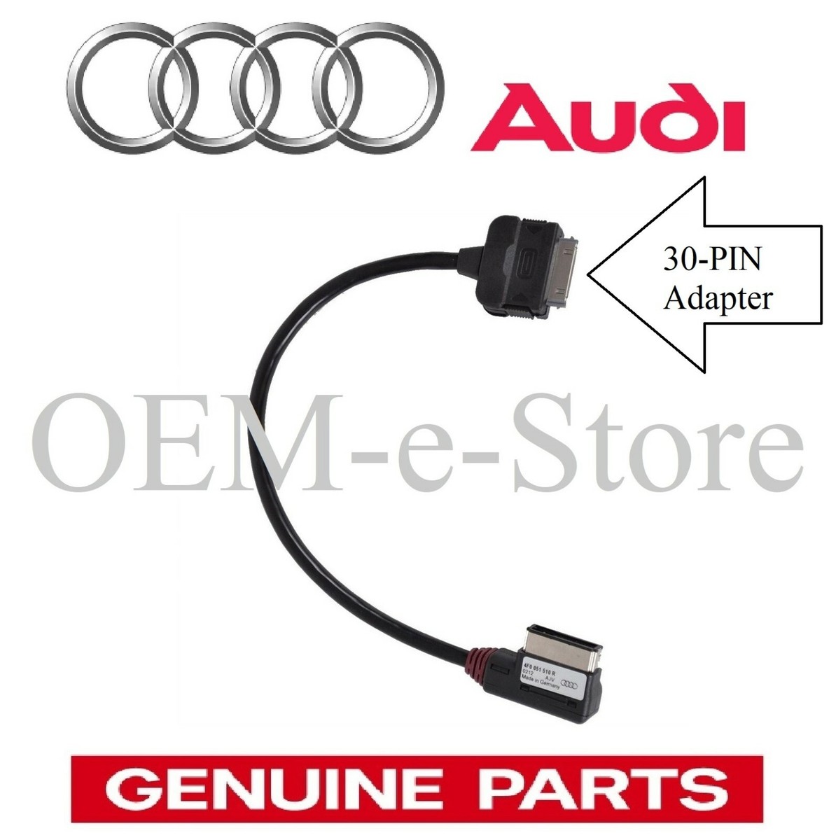 2013-2014 Audi S8 Music Video Interface Cable Adapter With Apple
