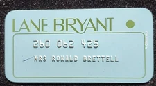 Lane Bryant  Charge Card. Princess size. Our cc2352