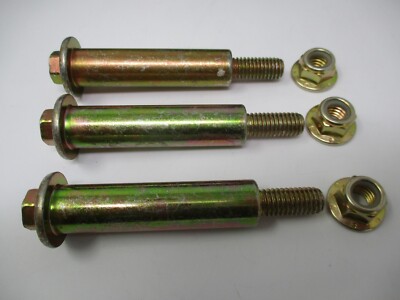 3 Genuine Toro 112-3977 Shoulder Bolt 3/8-16 Flange Nylon Lock Nut Deck Roller