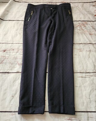 Beatrice. b Cuffed Geometric Print Pants Size 10