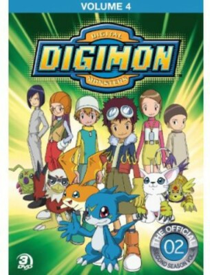 Digimon: Digital Monsters - The Official Second Season, Vol. 4 (DVD, 2013, 3-Di 