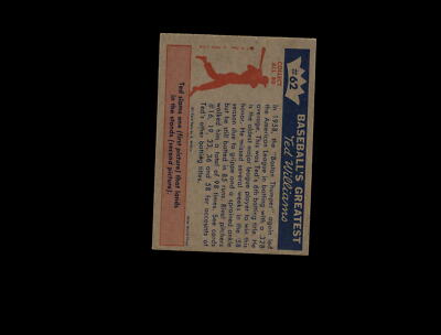 1959 Fleer Ted William 62 1958 Sixth Batting Title NM #D1,017093