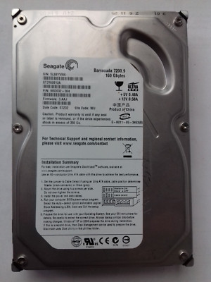 Seagate Barracuda ST3160812A 160GB 7200RPM 3,5 Zoll ATA/100 Festplatte