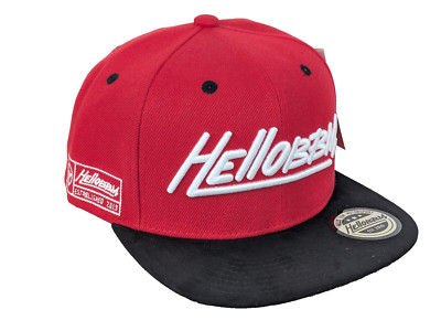 Hello BBM Motorsport Snapback Base Cap - Red