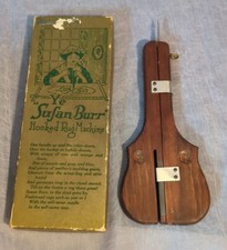 Vintage Ye Sufan Burr Hooked Rug Machine Pfistner Assoc Torrington, Conn. W/Box