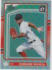 2024 DONRUSS OPTIC CEDDANNE RAFAELA SS RED SOX RATED ROOKIE #128 PRIZM SP