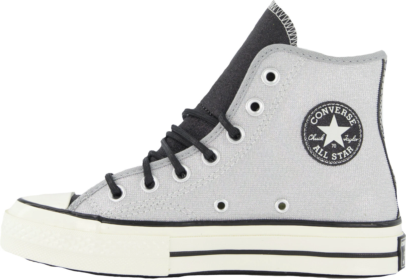 Sneakers Converse donna 572038C CHUCK 70 HI SILVERBLACK EGRET taglia 36