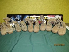 Military Combat Boot Desert Tan USED Hot Weather Military Issue Very Good