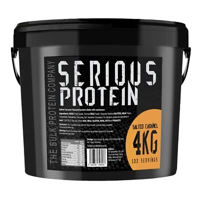 THE BULK PROTEIN COMPANY Serious Protein Whey Casein Blend 4kg Salted Caramel
