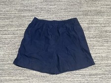 Vintage 90s Spalding Mens Medium Thrashed Lined Above Knee Dad Shorts Blue