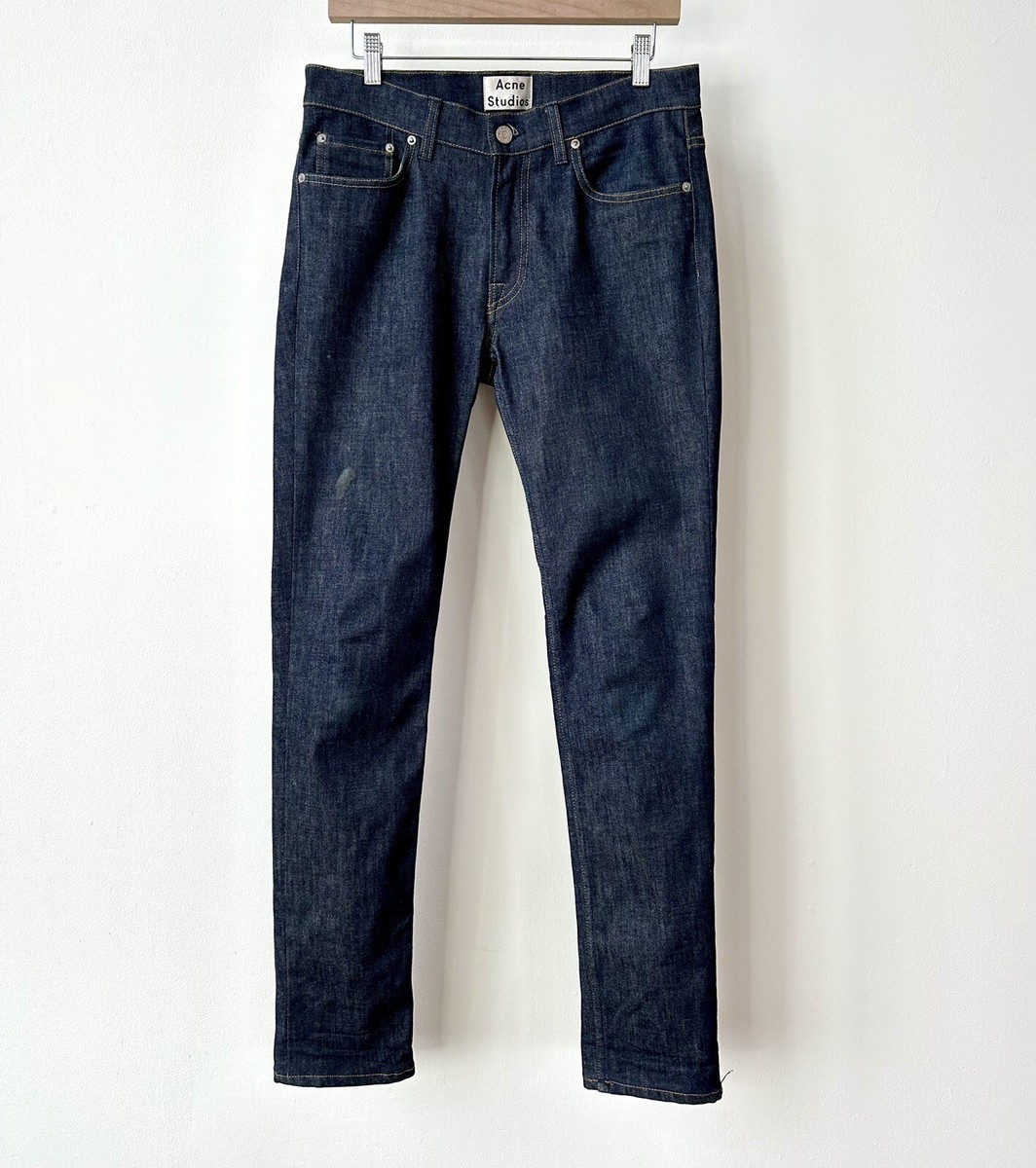 Acne Raw Denim Jeans | 31/32 | Zipper Fly | Straight Leg | Ace Raw