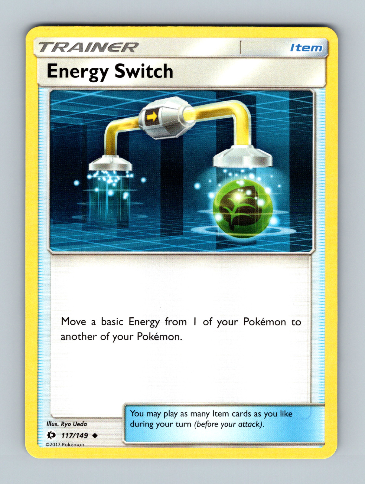 Pokémon TCG Energy Switch Sun & Moon Base Set 117/149 Regular Uncommon