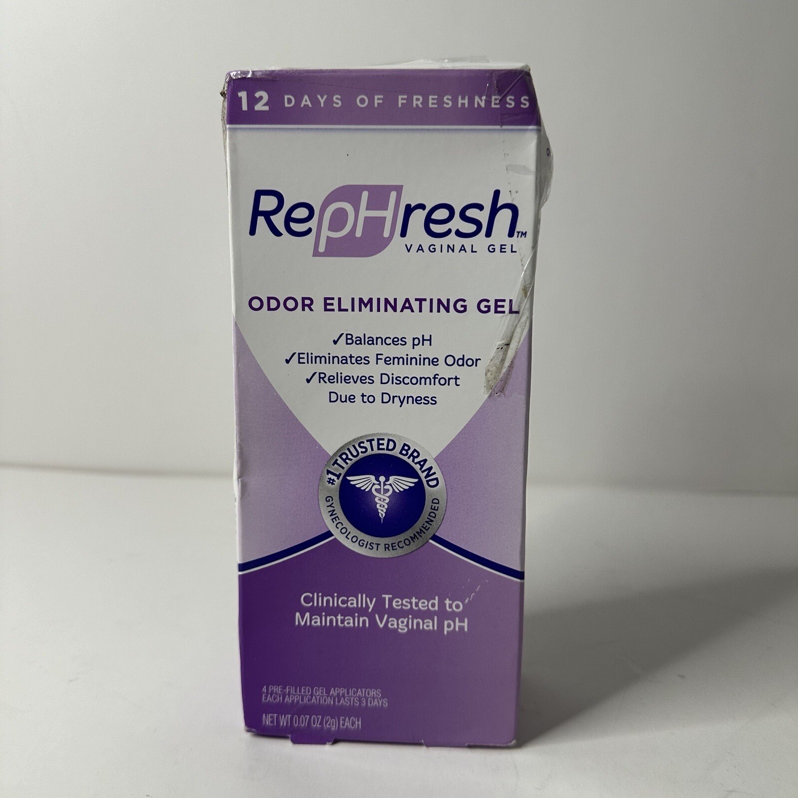 RepHresh Odor Eliminating Vaginal Gel Balances PH,Relieve