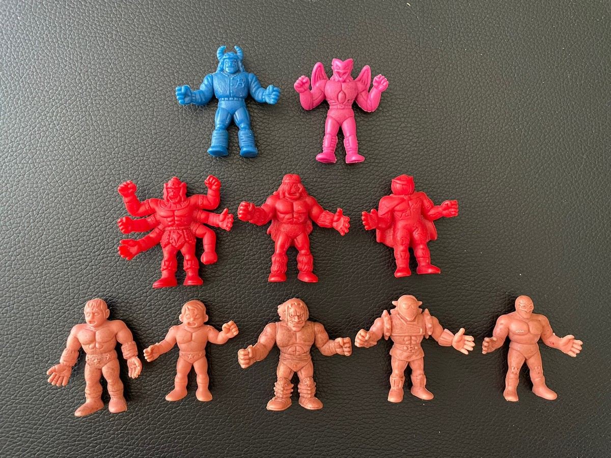 Vintage 1980's Mattel M.U.S.C.L.E. Muscle Men Toy Action Figures