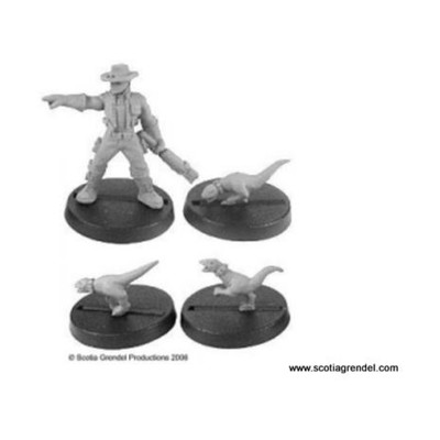 Seb Games Void Viridian Cynoraptors & Handler Pack New