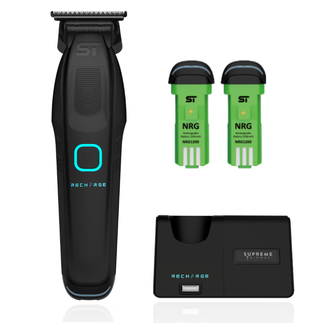 Supreme Trimmer RECHARGE Trimmer ST777 | 7500 RPM w/ Detacha