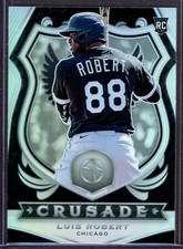 LUIS ROBERT ~ 2020 Panini Crusade Baseball Silver Holo #7 (A993) 