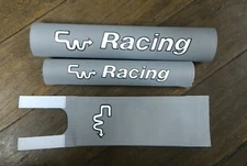 grey CW racing repro padset BMX oldschool RARE