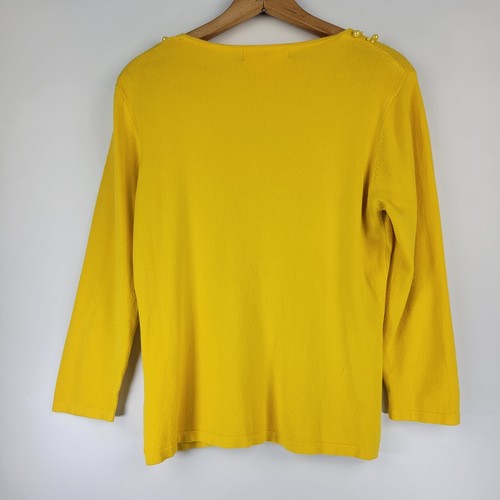 Finity 101 Womens Bead Embellished Sweater Size XL SEE MEASUREMENTS - Picture 3 of 9